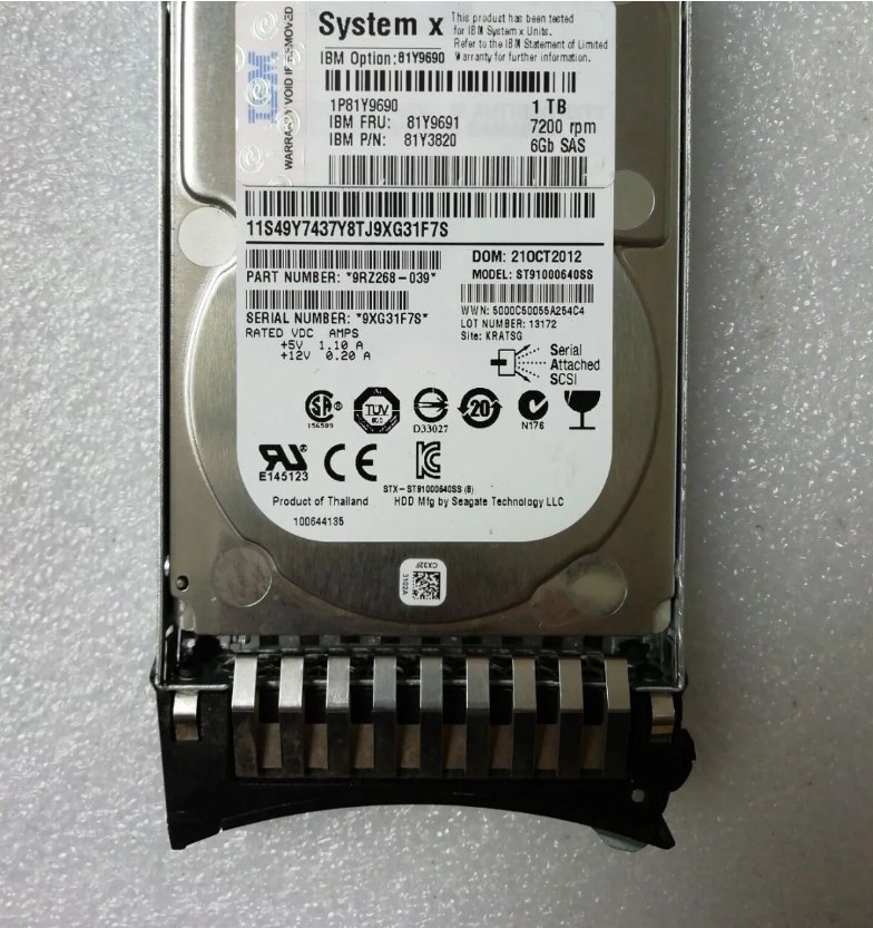 HDD IBM System 1TB 7.2K SAS 2.5